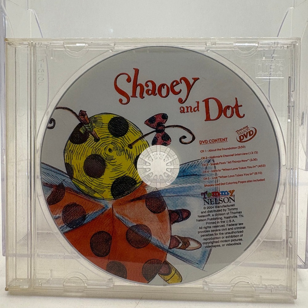 Shaoey and Dot DVD 2004 Tommy Nelson Steven Curtis Chapman Childrens Adoption‎
